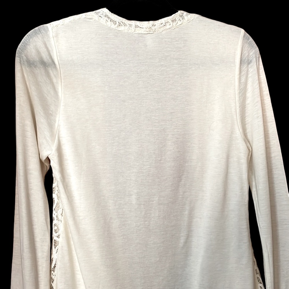 Banana Republic Lace Front Fully Lined Long Sleeves Open Front Light Cardigan S - Picture 8 of 13